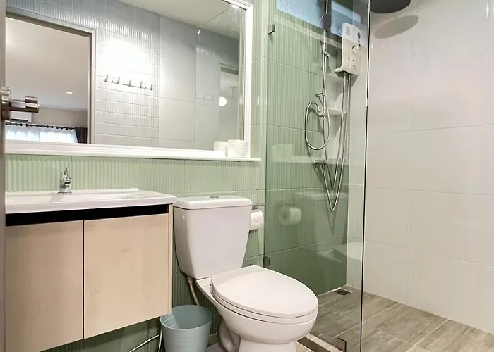 New Apt, Near Siam Paragon, 2 Min To Bts 1br,4pax Appartement